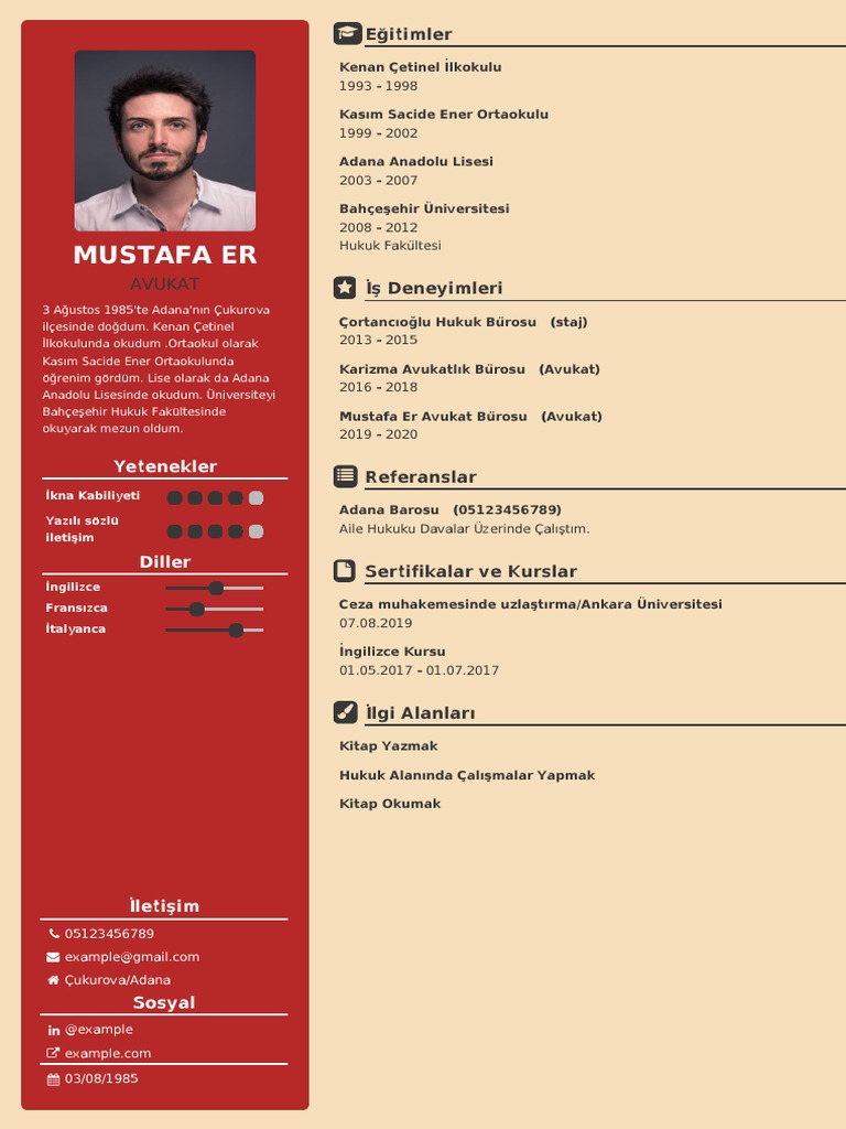 rnek-cv-pdf