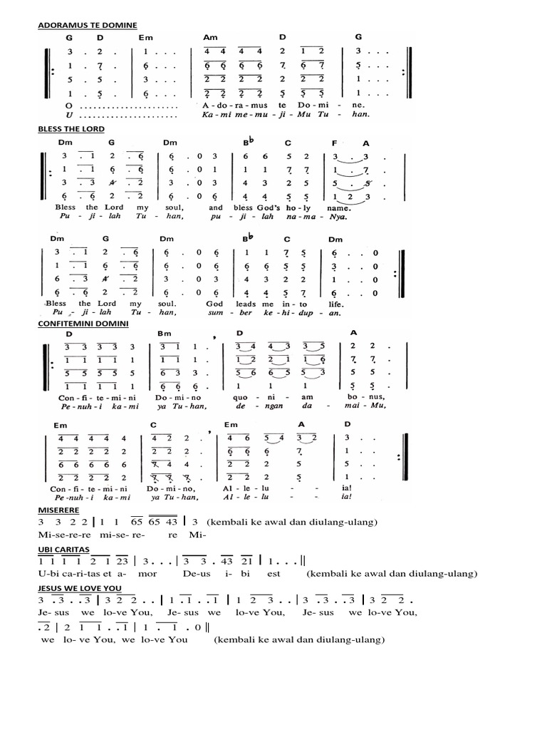 Lagu Taize SM | PDF