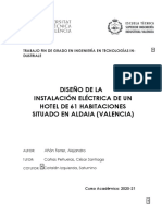 Anon - Diseno de La Instalacion Electrica de Un Hotel de 61 Habitaciones Situado en Aldaida Valen...