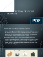 Lesson 1 Introduction of Adobe Premiere