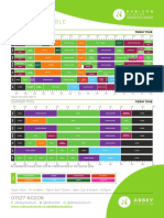 Swim Timetable New