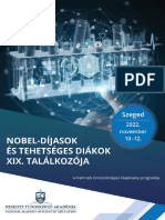 Programfüzet - Szeged 2022.11.10-12 - Nobel-Díja Sok Es Tehetseges Diak Ok XIX. Találkozója
