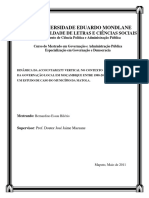 Dinâmica da accountability vertical na governação local em Moçambique