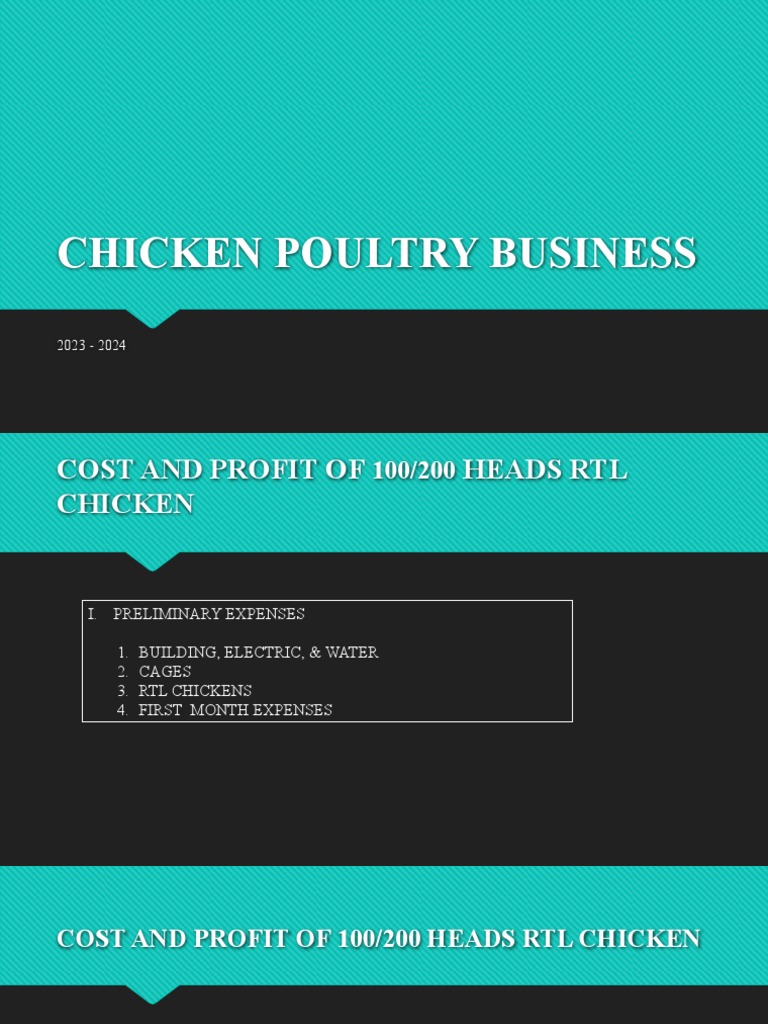 chicken poultry business plan pdf