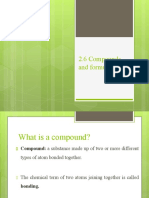 2.6 Compounds and Formulae