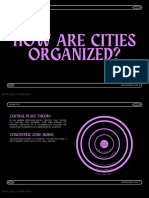 How Are Cities Organized