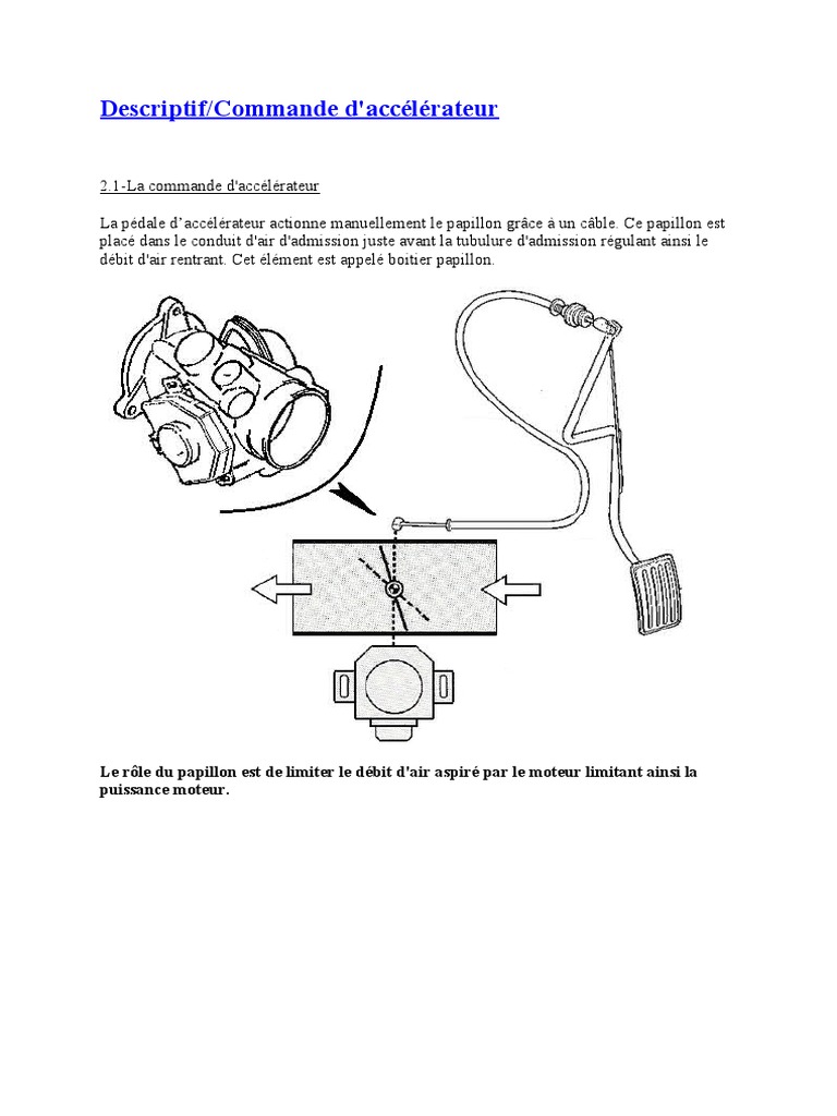Schéma d'injection et alimentation moteur | PDF