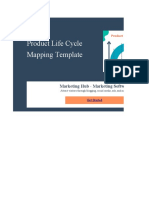 Product Life Cycle Mapping Template