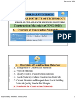 1) Chapter 1 Overview of Construction Materials