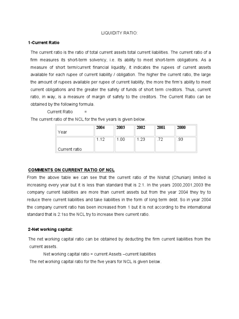 NCL Financial Ratios Analysis 2000-2004 | PDF | Dividend | Equity (Finance)