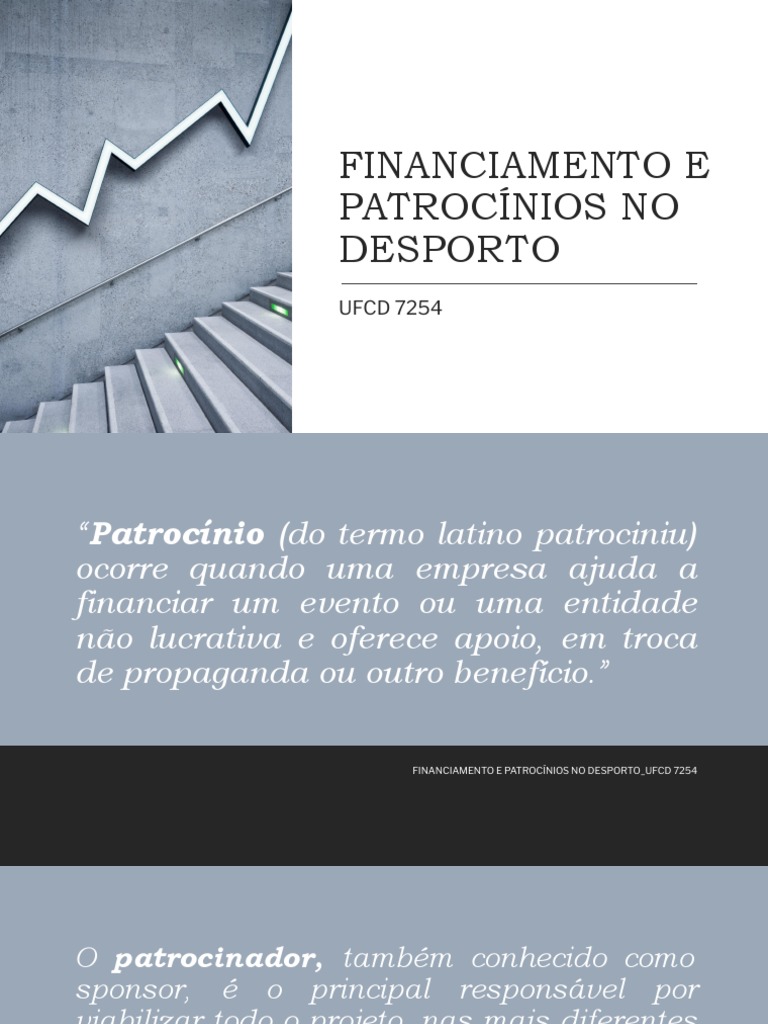 Financiamento e Patrocínios no Desporto | PDF | Impostos | Economias