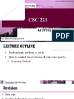 CSC221 Lecture 2