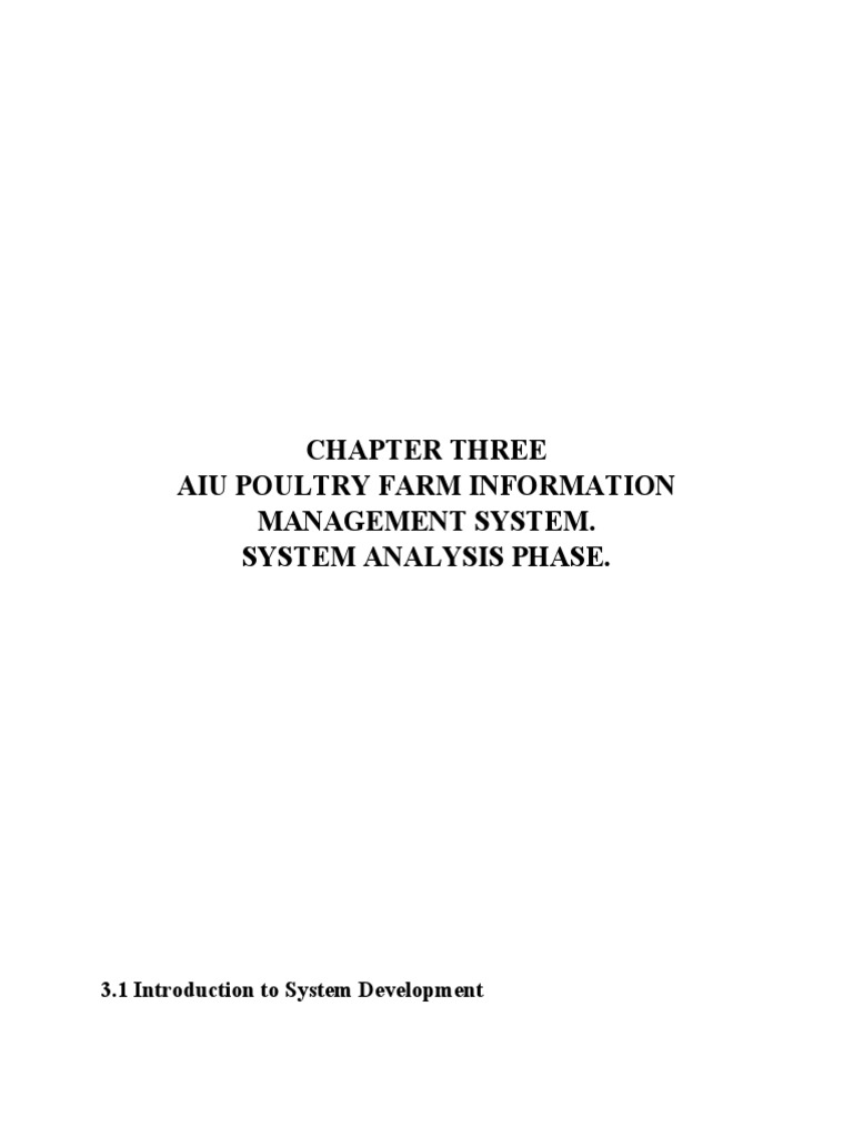 Chapter 3 System Analysis Phase | PDF | Use Case | Class (Computer ...