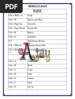 11) Shortcut Keys-1