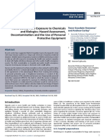 Nurse Safety From Exposure To Chemicals and Biologics Hazard Assessment Decontamination and The Use of Personal Protective Equipme