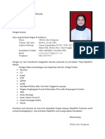 CV Lamaran Kerja Wilda Julia Ningrum