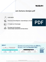 Free TEMA 9 I Resum Lectura Domjan