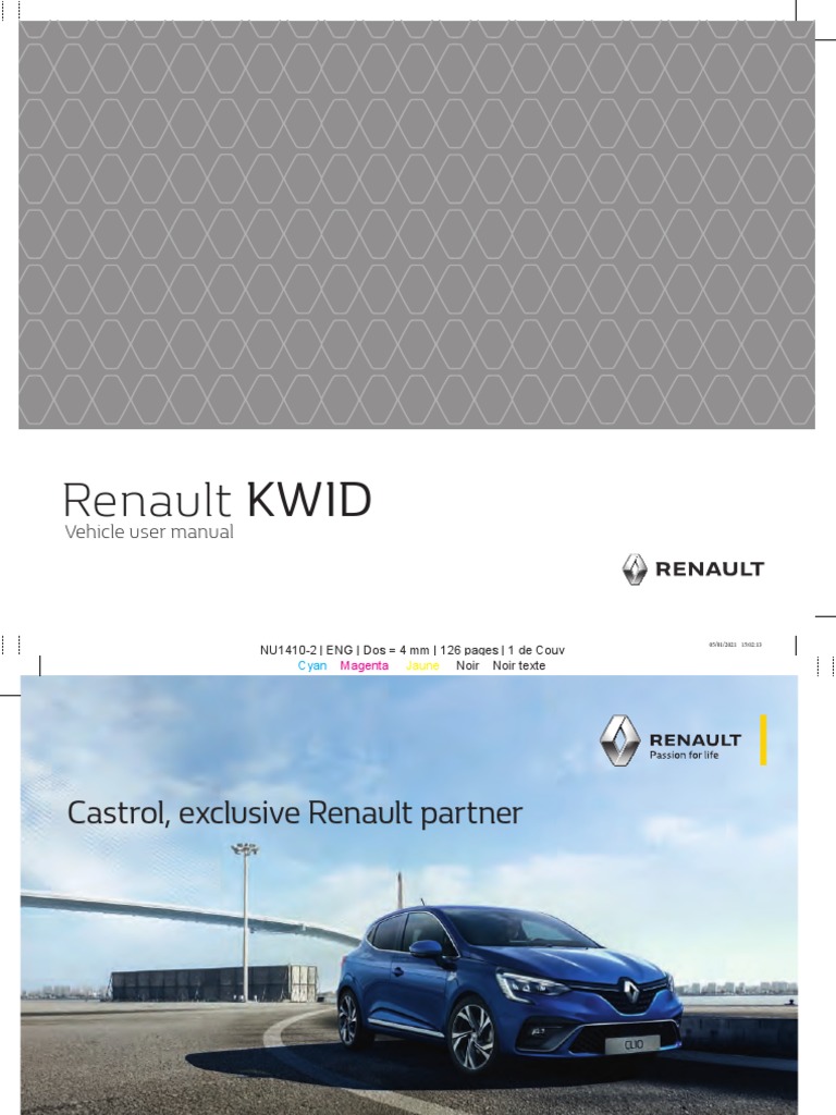 Kwid Brochure For New Vehicle PDF Anti Lock Braking System Engines