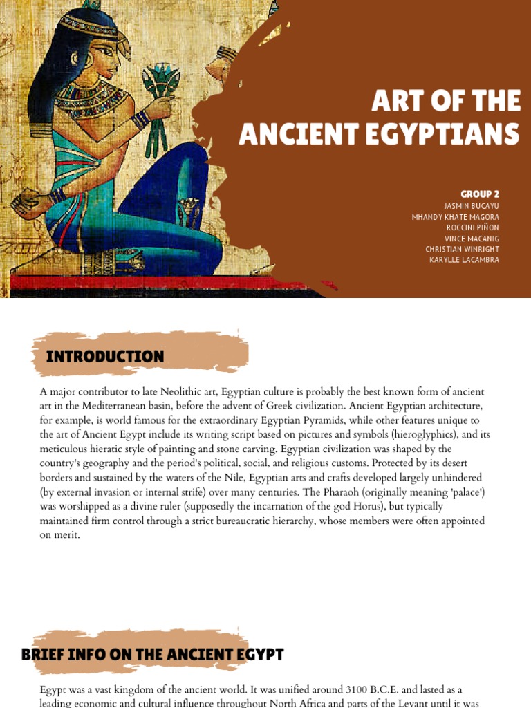 Characteristics of Ancient Egyptian Art | PDF | Ancient Egypt | Ancient ...