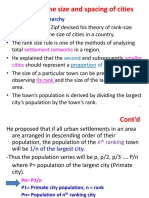 Chapter 2 The Size and Spacing of Cities