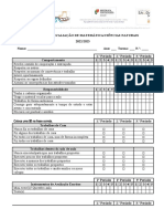 Ficha Autoavaliação