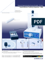 CERb - Liquid Diffusion Coefficient Apparatus