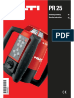 Hilti PR 25 Operating Instructions Manual _ Manualzz