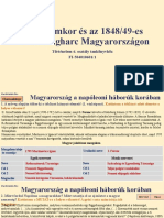 6 05 Reformkor Es Az 1848-49-Es Szabadsagharc Magyarorszagon P