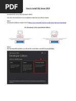 How To Install SQL Server 2019