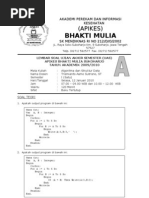 Soal Ujian Uas 01 Algoritma Dan Struktur Data