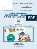 Proiect Saptamana Educatiei Globale 20222023