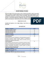 O Doktorskom Studiju 2022-1