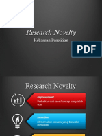 Research Novelty Critical Review
