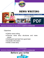 Newswriting Edited