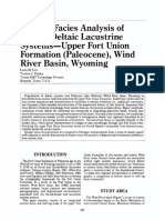 Seismic Facies Analysis of Fluvial-Deltaic Lacustrine Systems-Upper Fort Union Formation (Paleocene), Wind River Basin, Wyoming