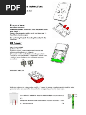 PiBoy Advance Instructions | PDF | Printed Circuit Board
