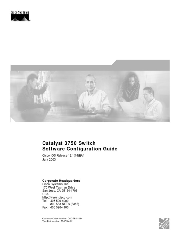 Catalyst 3750 Switch Software Configuration Guide: Cisco IOS Release 12 ...