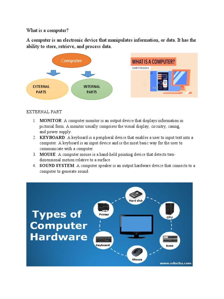 Computer | PDF | Hard Disk Drive | Input/Output