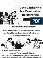 Data Gathering For Qualitative Research
