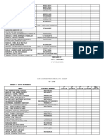 Attendance Sheet 1