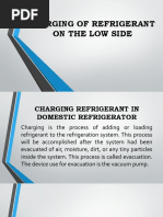 Charging of Refrigerant