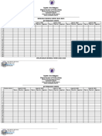 BE & OBE Attendance Sheet For Teachers