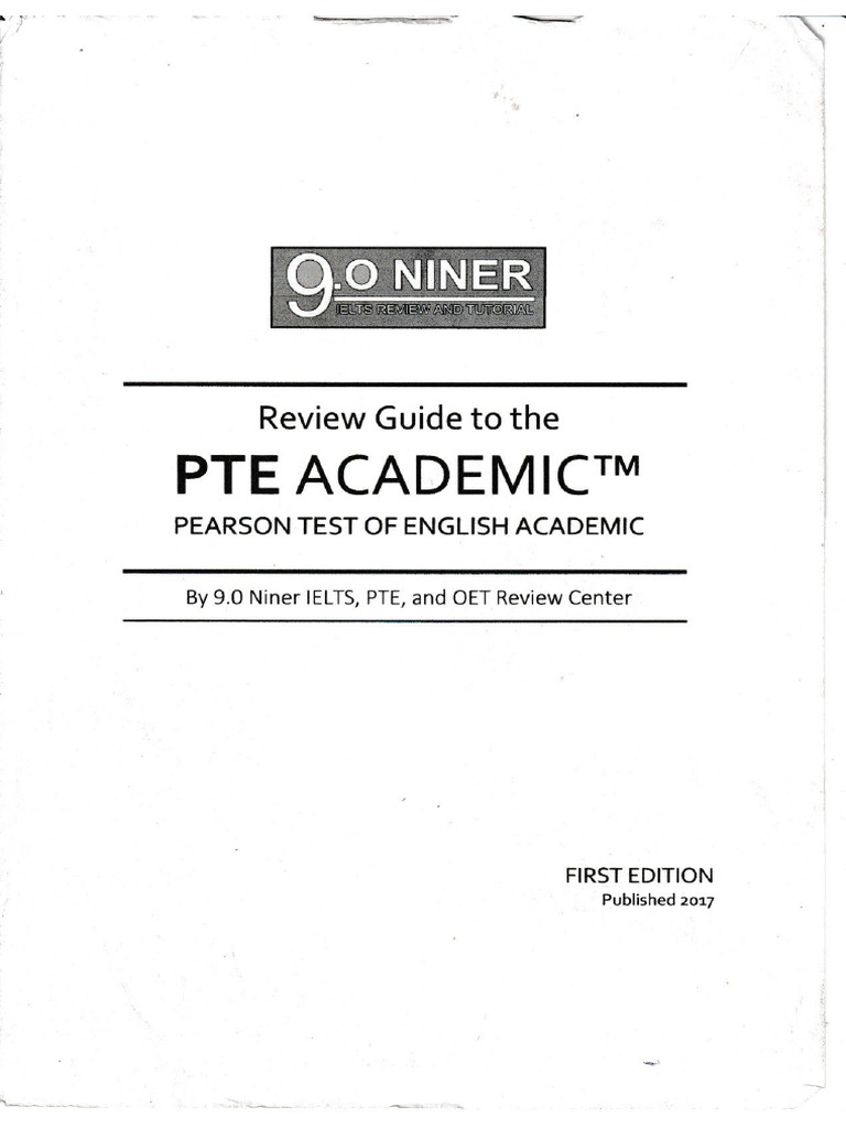 Pte Acad Review Guide | PDF