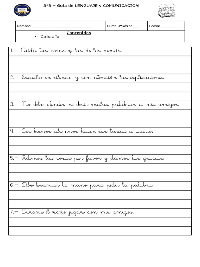 Guía de Lenguaje para 3° Básico | PDF | Crecimiento personal y profesional