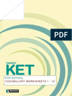 Target KET For School. Vocabulary Worksheets With Keys
