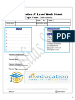 A Level Maths Differentiation Worksheet