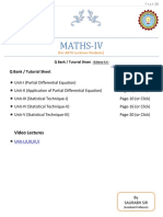 Latest Q Bank (Ed-8.5) of Maths IV