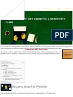 How To Create Web Content A Beginners Guide