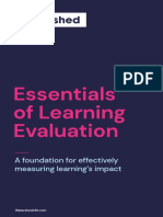 Watershed Essentials of Learning Evaluation 2020