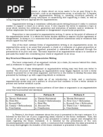 Lesson 3 Argumentation